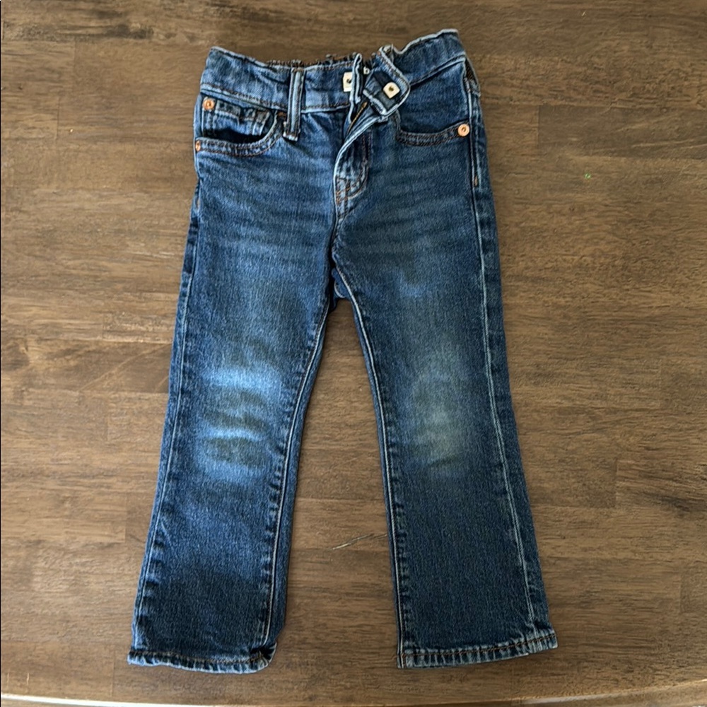 GAP Blue Stonewashed Straight Leg Jeans